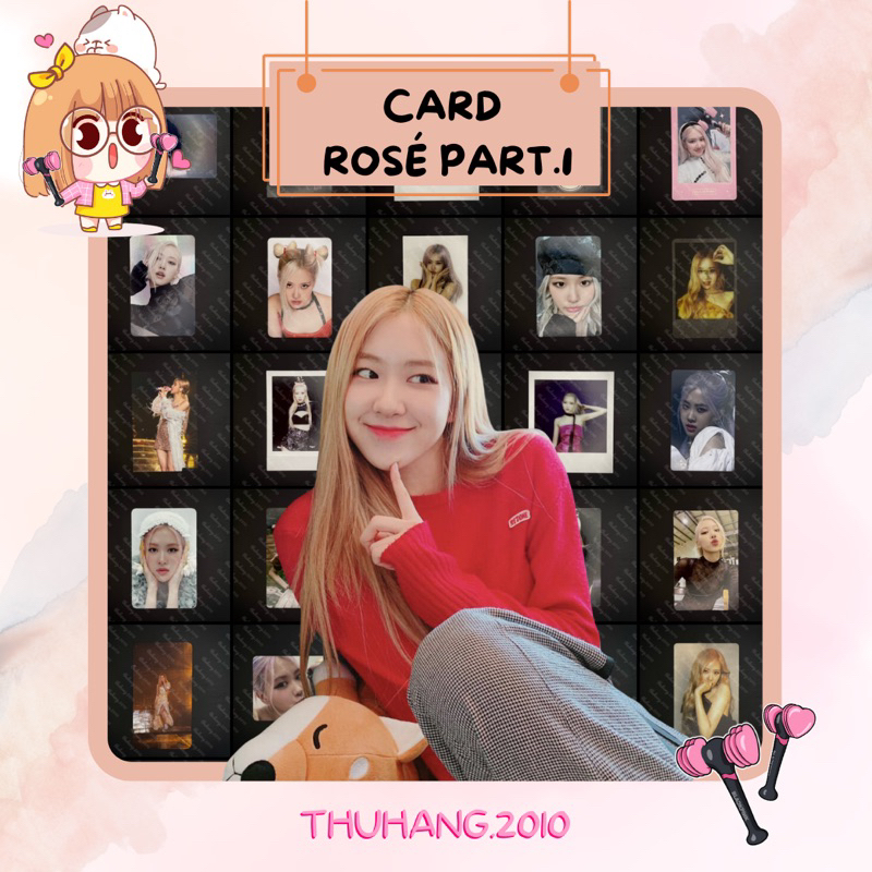 thuhang.2010 - [OFFICIAL] Tổng hợp Photo Card Rosé / Rosie 🌹BLACKPINK chính hãng - Phần 1