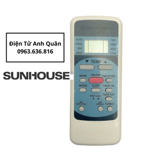 Remote máy lạnh sunhouse - điều khiển điều hòa sunhouse 2 chiều r51