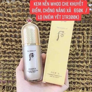 KEM NỀN CHE KHUYẾT ĐIỂM WHOO