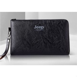 Ví cầm tay JEEP JILUO chất liệu da cho nam đựng tiền thẻ điện thoại đi tiệc công tác sang trọng