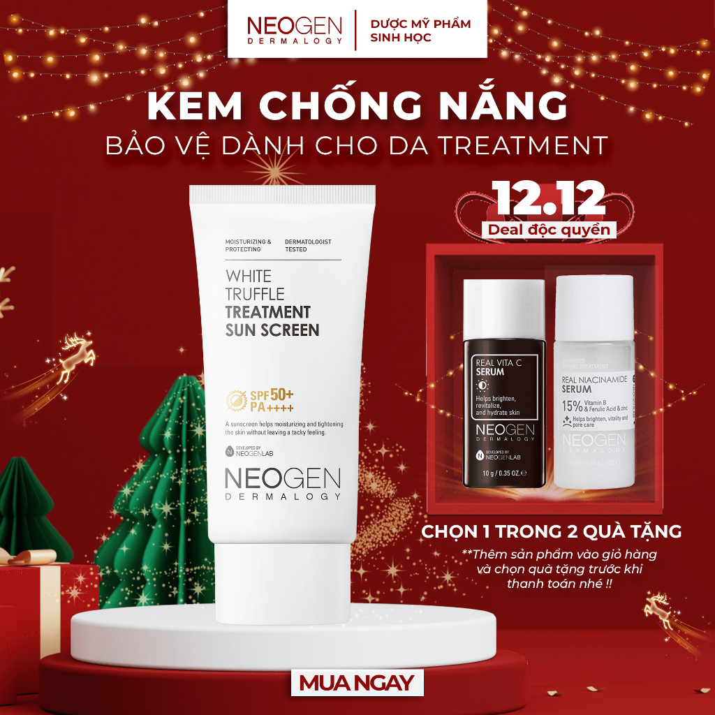 Kem Chống Nắng Bảo Vệ Dưỡng Da Hoàn Hảo - Dành Cho Da Treatment Neogen Dermalogy White Truffle Treatment Sun Screen 50ml