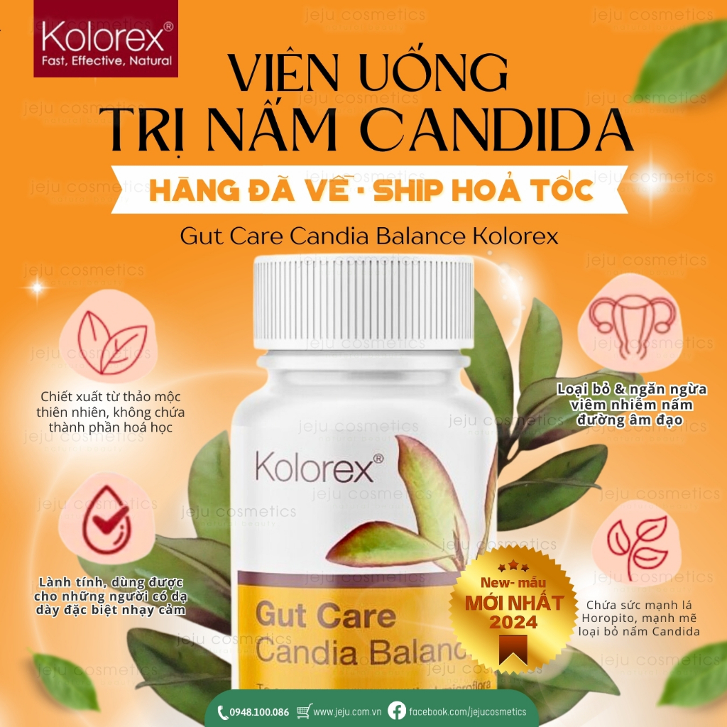 Bộ đôi giảm nấm, tăng lợi khuẩn: Liifestream Probiotics & Kolorex