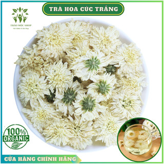 ✅ trà hoa cúc trắng 100gr ngủ ngon, ổn định huyết áp, giảm stress, thanh nhiệt