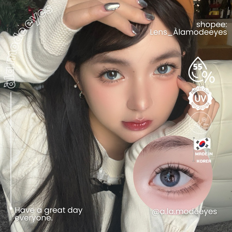 Lens xanh dương filter