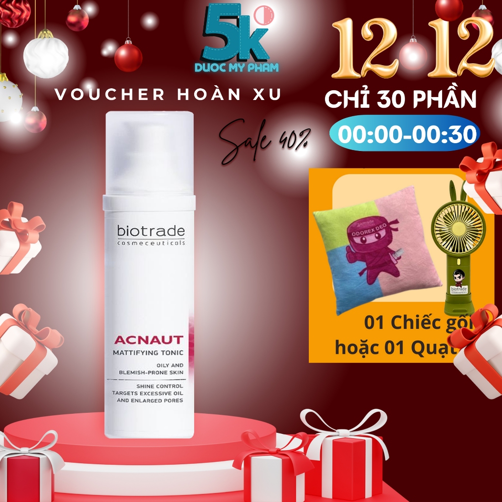 Nước hoa hồng Biotrade Acnaut Mattifying Tonic dành cho da dầu da mụn 60ml