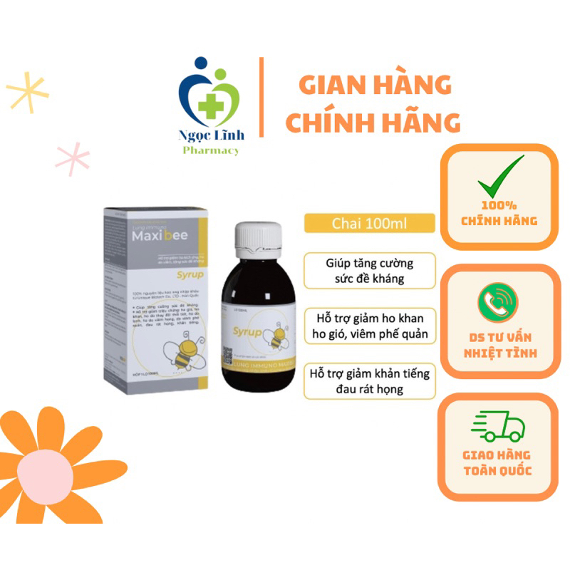 SIRO MAXIBEE GIẢM HO, TĂNG SỨC ĐỀ KHÁNG