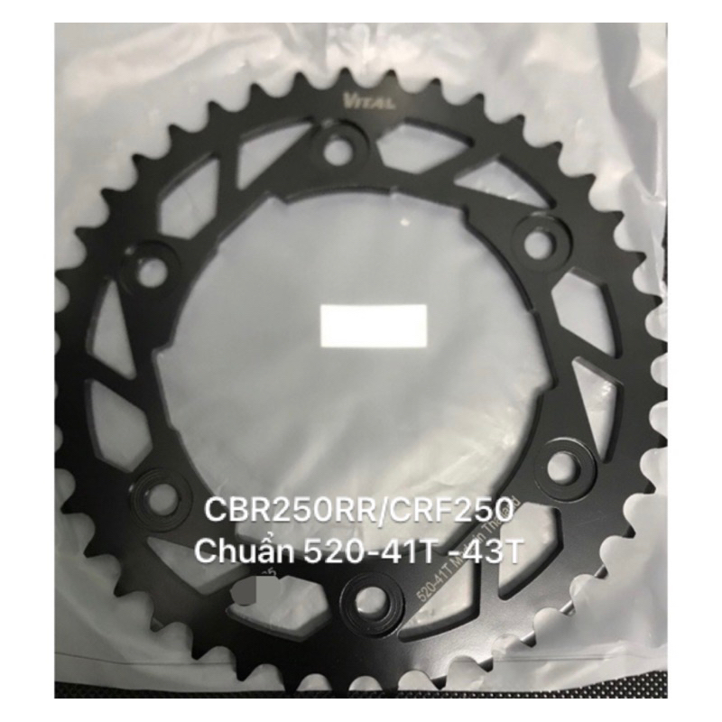 Honda CBR250RR / CRF 250 >> Chuẩn 520 Nhông Trước 14T Dĩa Sau 41T 43T - Thuơng Hiệu VITAL MADE IN THAILAND