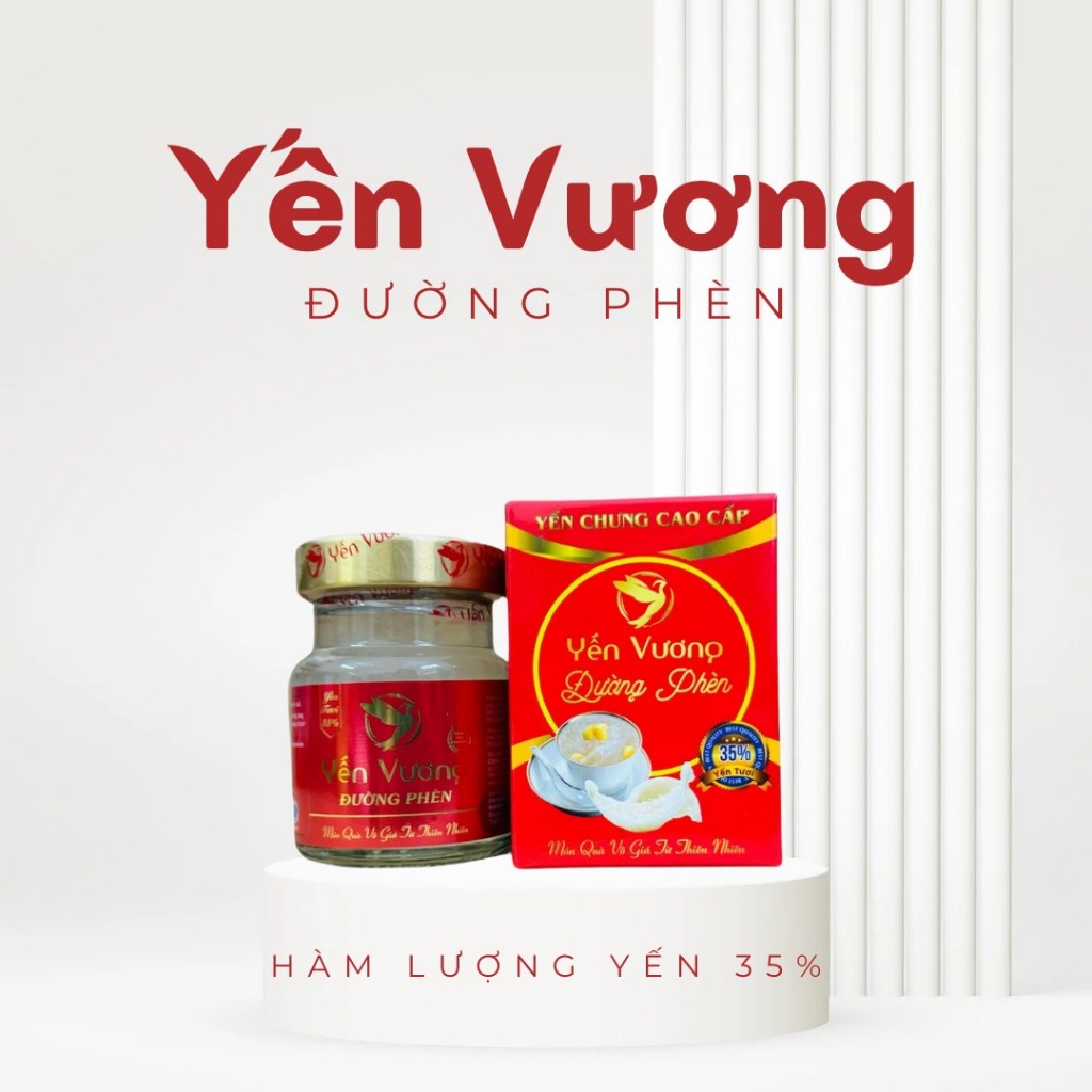Yến Vương 35% Thượng Cung Yến Sanni 39% Chưng Đường Phèn - Ăn kiêng - Đông trùng - Kids Bổ Dưỡng Sallanest 30%