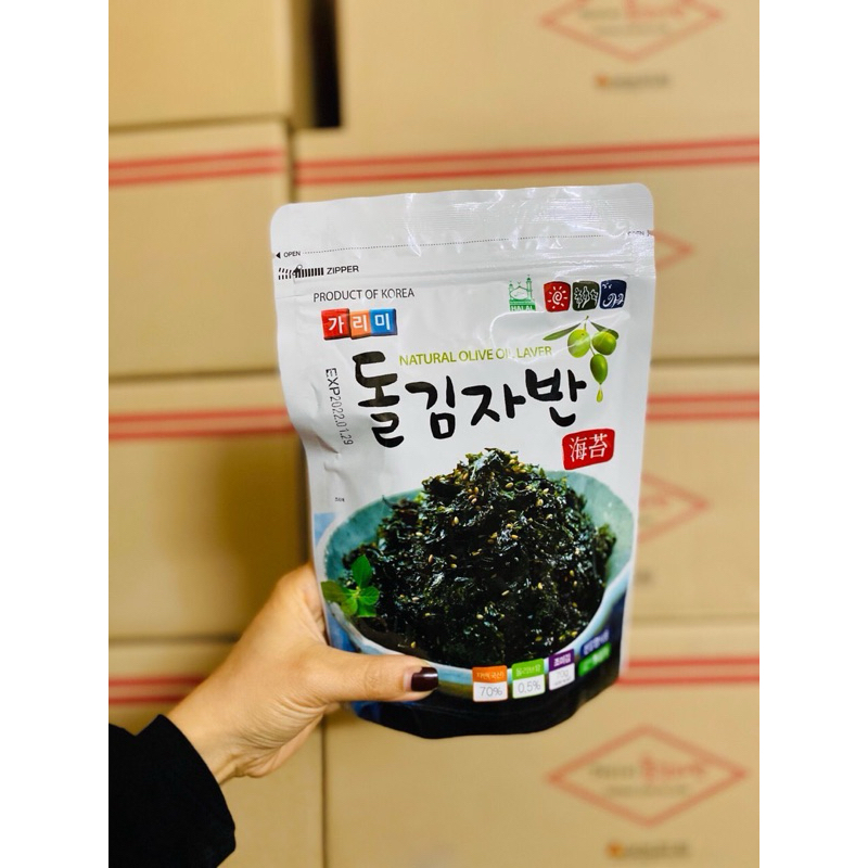 rong biển vụn 70g tẩm dầu oliu hàn quốc