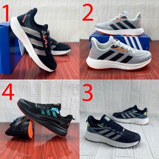 (sale sốc) Giày thể thao nam đen trắng full size cực nhẹ, êm chân