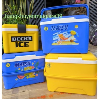 Thùng đá Matsu Duy Tân 8 lít/5.8 lít. Siêu đẹp, siêu bền, giữ đá lâu