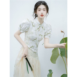 Đầm cổ trang đầm xoè điệu đà