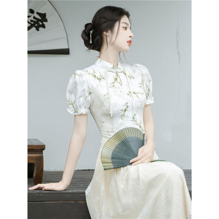 Đầm cổ trang đầm xoè điệu đà