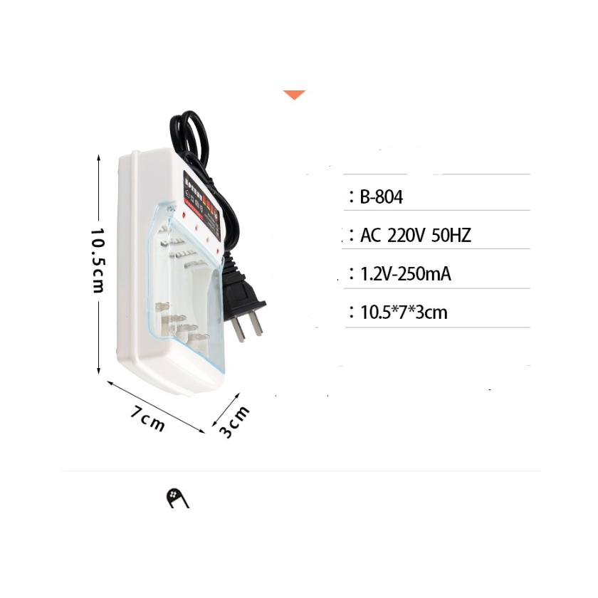 Sạc Adapter 4 Khay Pin Tiểu 1.2v AA và AAA Thiết Bị Điện Gia Dụng Mới 100%