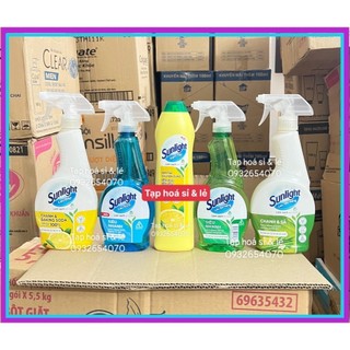 Nước xịt thiên nhiên sunlight lau bếp chanh & soda/ đa năng chanh sả 500ml (chọn trong phân loại)