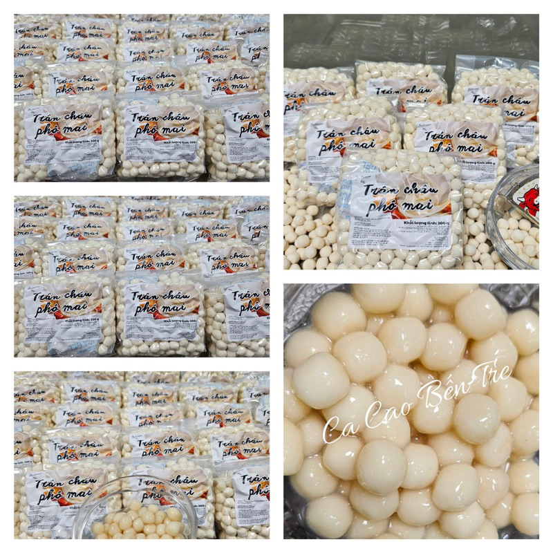 Trân châu phô mai con bò cười 600g