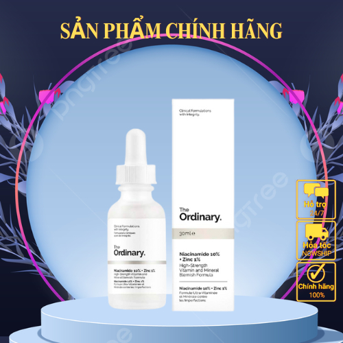 Tinh chất Serum The Ordinary Niacinamide 10% + Zinc 1% 30ml - GTD Beauty