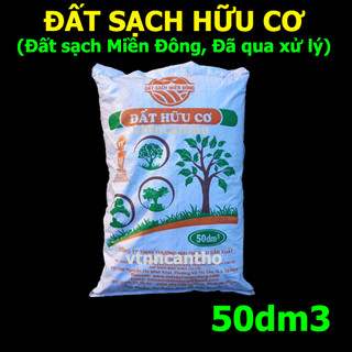 Đất hữu cơ - Đất sạch Miền Đông (bao 50dm3, nặng 22-24kg)