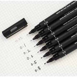 Bút vẽ kỹ thuật - vẽ phác thảo - artline - UNI PIN Nhật Bản thương hiệu Mitsubishi