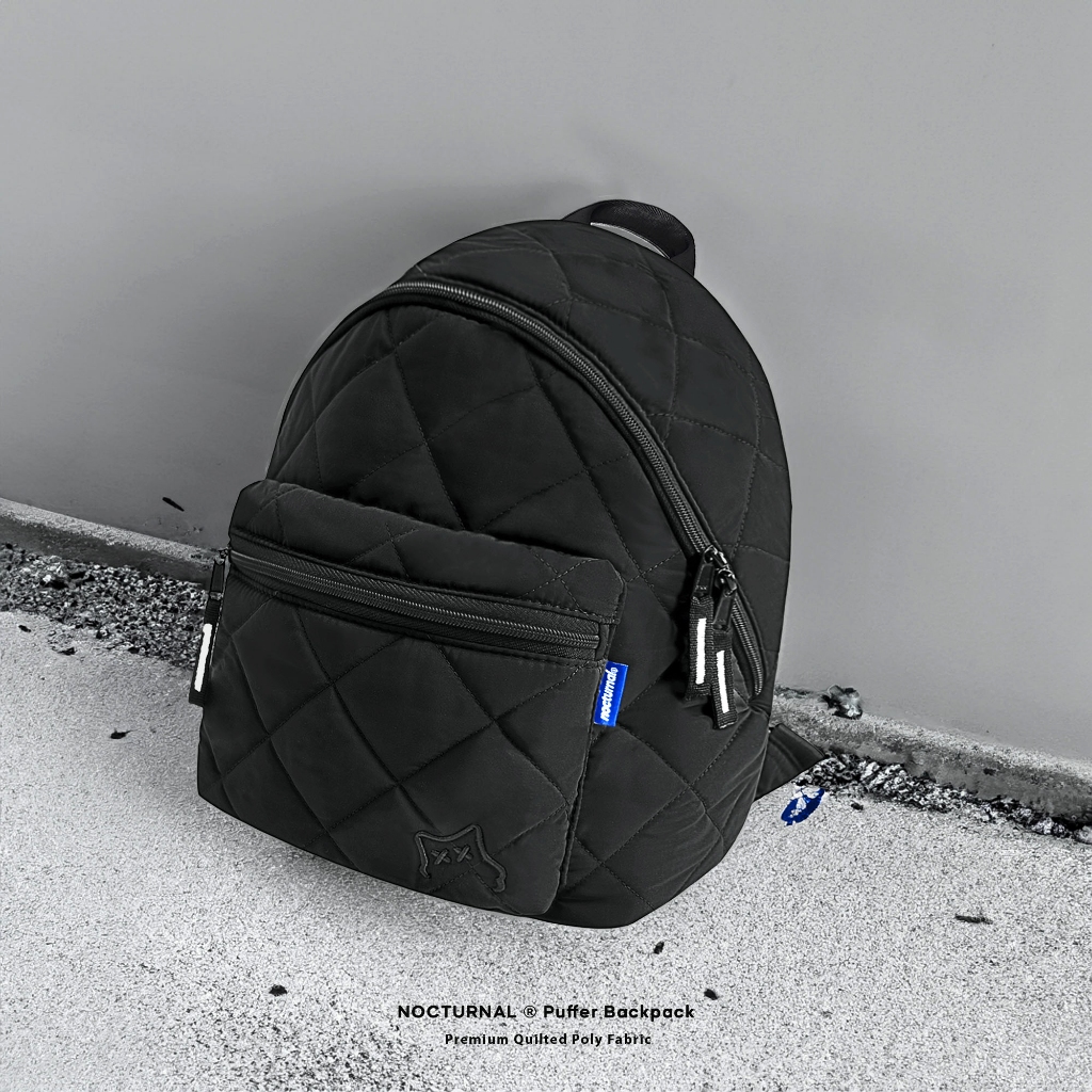 Balo Trần Bông NOCTURNAL Clam Puffer Backpack Unisex Local Brand