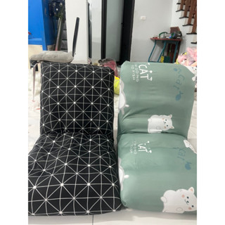 Vỏ Bọc Ghế Ngồi Bệt Ghế Bệt Tựa Lưng Tatami size bé 105 x 50 x 10cm chất liệu vải poly coton