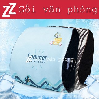 Gối tựa lưng (đệm lưng) ghế văn phòng cao su non vỏ lụa mát nhiều hình GTL-10