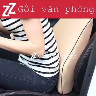 Đệm tựa lưng ghế văn phòng, ô tô cao su non kèm dây nối dài BL200