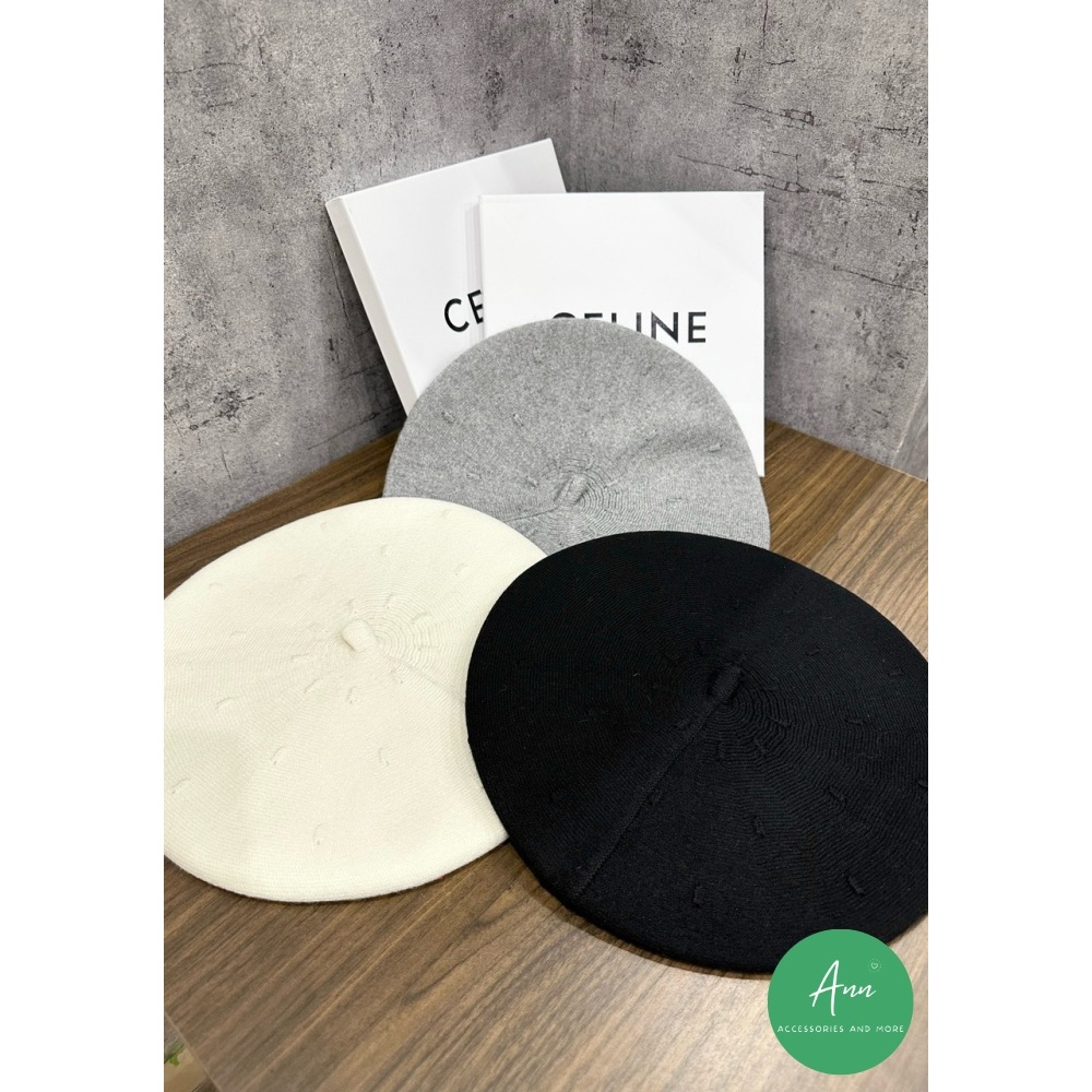 ⚡️Mũ Nồi Len Hot Hit, Ba Màu Trắng - Đen - Ghi Basic Đón Đầu Xu Hướng Thu Đông⚡️