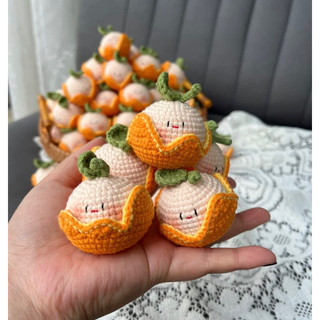 [Handmade] Móc khoá rau củ quả bằng len