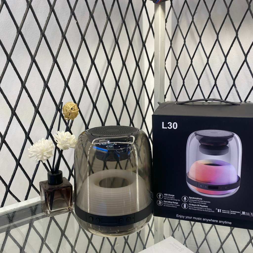 🔥 Loa L30 - Hàng loại 1 mạ Crom. Âm thanh vòm 6D. Led Gradient nháy theo nhạc