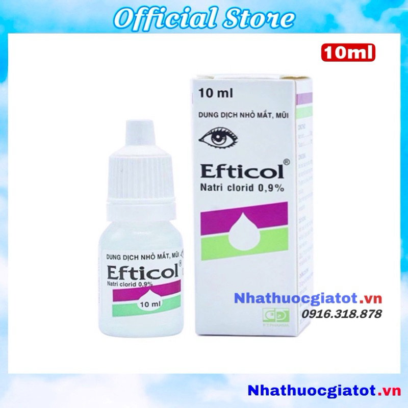 Dung Dịch Nhỏ Mắt, Mũi Efticol