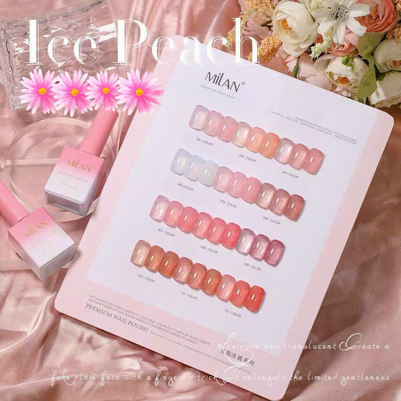 Sơn gel hơ máy thạch Milan dành cho Nail (1 chai )