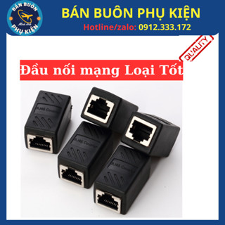  Đầu nối mạng RJ45  Đầu nối cáp mạng RJ45 Đầu nối mạng 1-1 nối dây mạng- Nối 2 đoạn dây mạng thành 1 đoạn dây liền mạch 