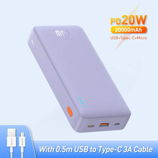 Sạc dự phòng 20000mAh Baseus 20W PD Airpow sạc nhanh 2 chiều Type C