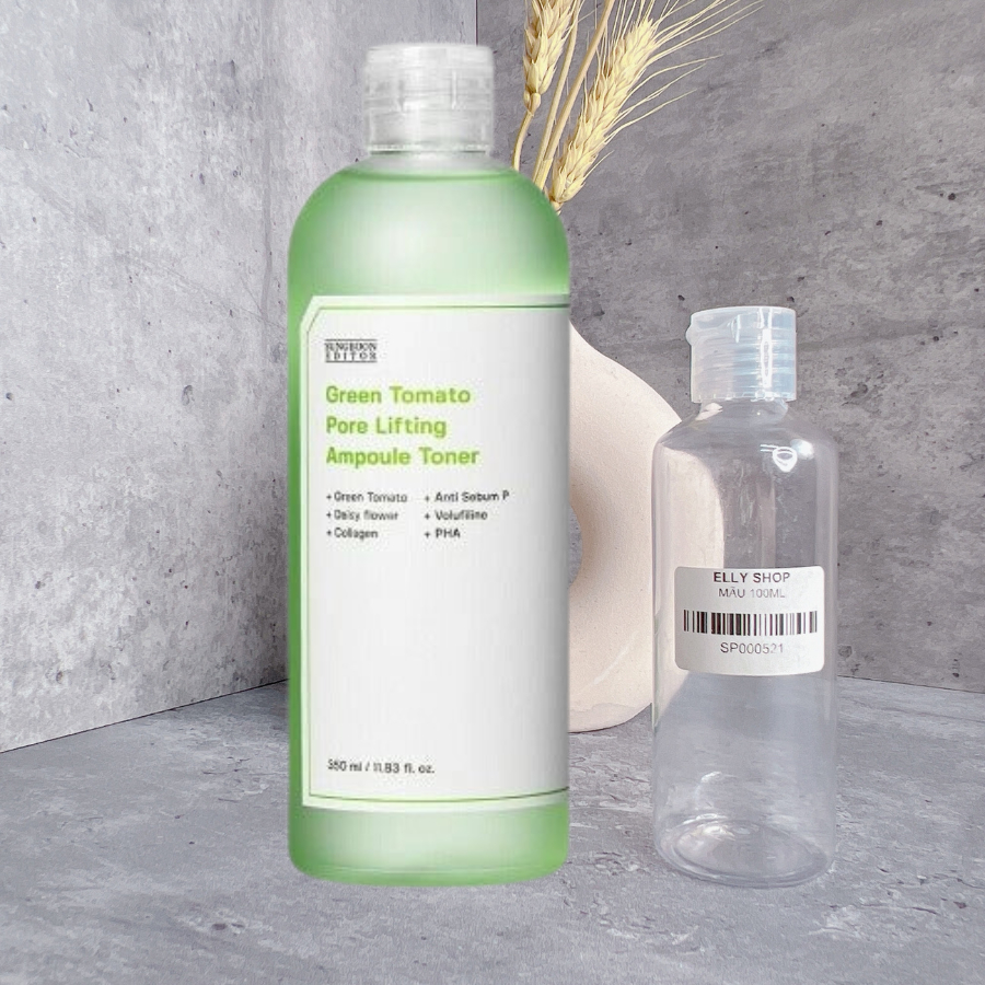 Nước Hoa Hồng Cấp Ẩm, Thu Nhỏ Lỗ Chân Lông Cà Chua Xanh Sungboon Green Tomato Pore Lifting Ampoule Toner 350ml