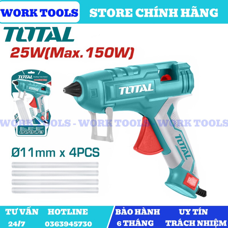 TOTAL SÚNG BƠM KEO 150W TT201116 (Cam kết Chính Hãng 100%)