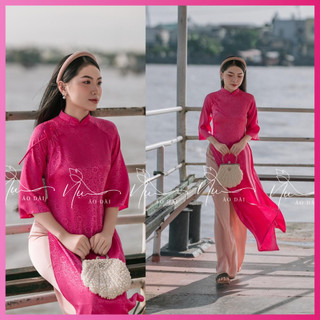 Áo Dài Cách Tân Xưa Dáng Suông Chất Vải Gấm Tơ Cao Cấp  Phù Hợp Dịp Lễ Tết, Dự Tiệc, Đi Làm