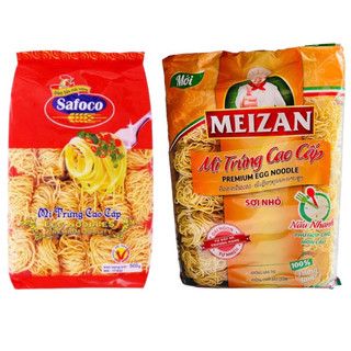 Mì trứng cao cấp Safoco/Meizan gói (500g)