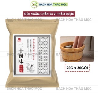 Gói 30 túi nhỏ bột ngâm chân thảo mộc jintaikang | bách hóa thảo mộc