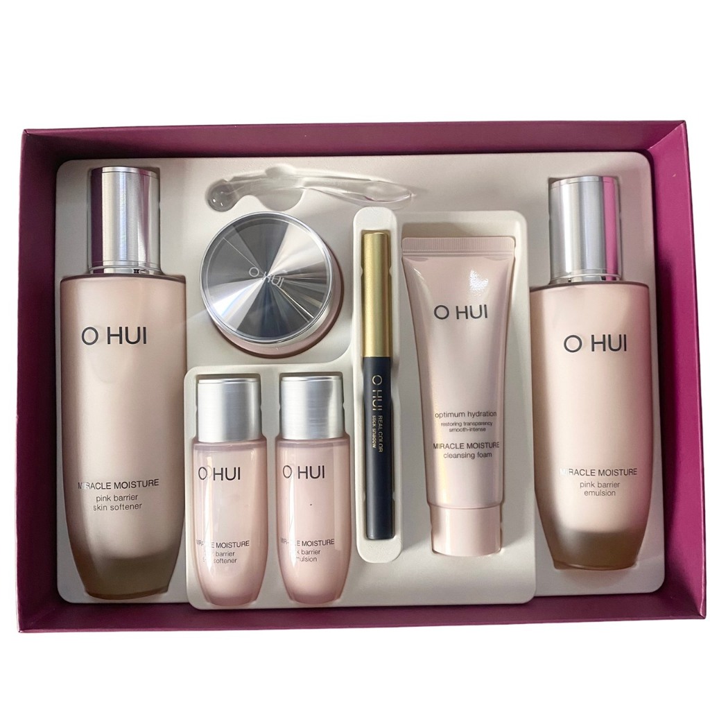 Bộ Dưỡng Da Trắng Hồng Căng Bóng Rạng Ngời Ohui Miracle Moisture Special set