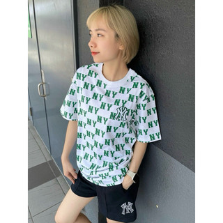 Áo thun nam nữ ny015 mlb monogram tee