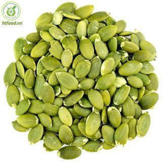 Nhân hạt bí xanh tách vỏ sấy giòn nguyên vị hạt lớn hộp 500gram
