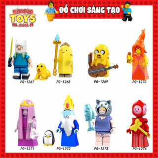 Xếp hình Minifigure nhân vật hoạt hình Adventure Time Giờ Phiêu Lưu - Đồ chơi lắp ghép sáng tạo - POGO PG8141