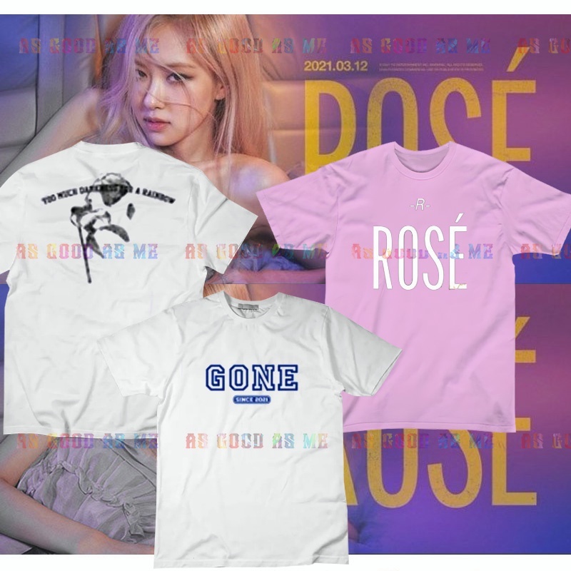 Áo thun Rose Blackpink Album solo