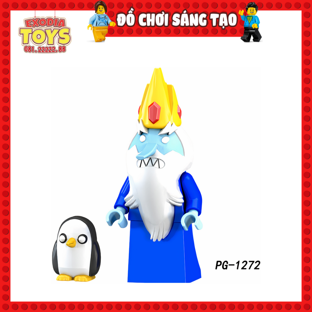 Xếp hình Minifigure nhân vật hoạt hình Adventure Time Giờ Phiêu Lưu - Đồ chơi lắp ghép sáng tạo - POGO PG8141