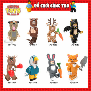 Xếp hình Minifigure nhân vật hóa trang ngộ nghĩnh - Đồ Chơi Lắp Ghép Sáng Tạo - POGO PG8223