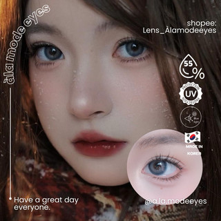 Lens xám xanh đại dương giãn nhẹ