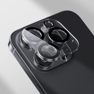 Miếng dán kính cường lực viền đen esr bảo vệ ống kính camera cho iphone 15 pro max / 15 pro / 14 pro max / 14 pro