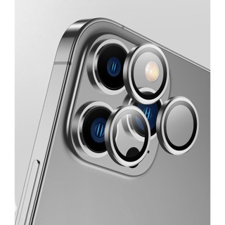 Kính cường lực lens camera kim loại leeu design cho iphone 15 pro / iphone 15 pro max - hàng chính hãng