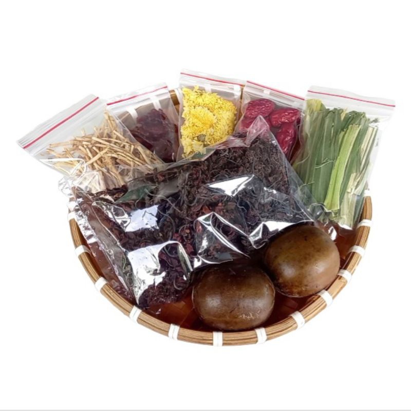 Set sâm lục vị nấu 10 lít nước - Thanh mát cơ thể